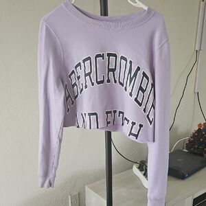 Abercrombie & Fitch Lavender Crop Top